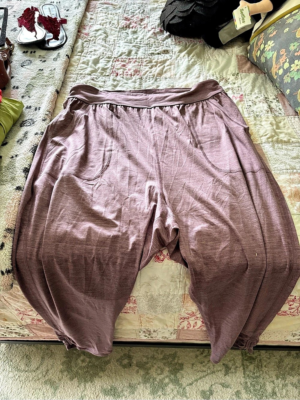 Free People Take A Hike Harem Pants Purple